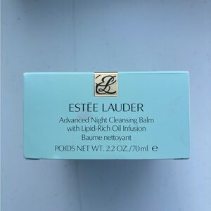 Estee Lauder Advanced Night Cleansing Balm - Light Aqua with Gold Logo